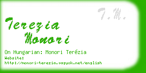 terezia monori business card